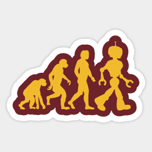 Evolution to Robots Sticker